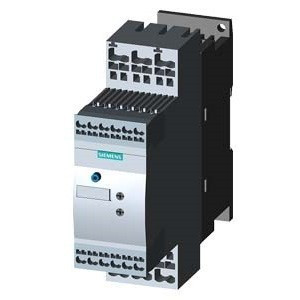 Siemens, 3RW3026-2BB04, 3RW30262BB04, lágyindító 25A, 3f 5.5-11Kw 200-480V motorokhoz, 24V AC/DC vezérlő feszültség, rugós csatlakozás, S0 méret (Siemens 3RW3026-2BB04)