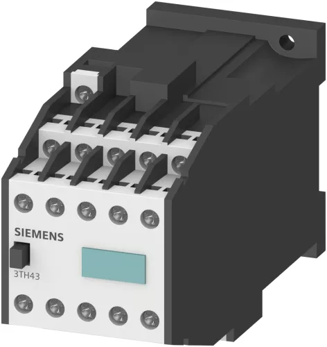 Siemens 3TH4310-0BF4, Segédkontaktor 10A, 110V DC vezerlés, 10 Záró érintkező, csavaros csatlakozás (Segédkapcsoló 3TH43100BF4)