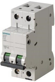 Siemens 5SL4515-7 kismegszakító 1P+N, 1,6A, C karakterisztika, 10 kA (Siemens 5SL45157)