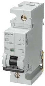 Siemens 5SP4192-6 kismegszakító 1P, 125A, B karakterisztika, 10 kA (Siemens 5SP41926)