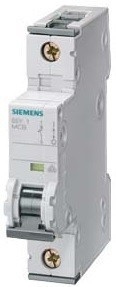 Siemens 5SY7102-7 kismegszakító 1P, 2A, C karakterisztika, 15 kA (Siemens 5SY71027)