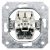 Siemens Delta 5TA2117 keresztkapcsoló betét (107), burkolat és keret nélkül, süllyesztett 10A 250V ( 5TA2117)