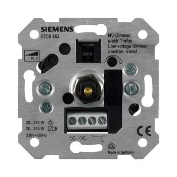   Siemens Delta 5TC8262 fényerőszabályzó betét (dimmer) elektronikus trafókhoz 20-315W, burkolat és keret nélkül, süllyesztett, Delta ( 5TC8262)
