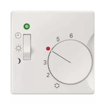   Siemens Delta i-system 5TC9223 burkolat 3-állású kapcsoló szobatermosztát betéthez titánfehér, Delta i-system ( 5TC9223)