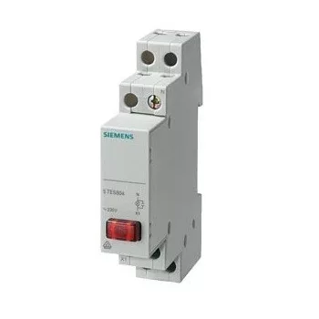   Siemens, 5TE5800, moduláris jelzőlámpa, 1db piros leddel, 230V AC (Siemens 5TE5800)