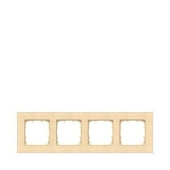   Siemens DELTA miro 5TG11043, 5TG1104-3 4-es juhar fa keret függőleges és vízszintes elhelyezéssel (Siemens 5TG11043 / 5TG1104-3)