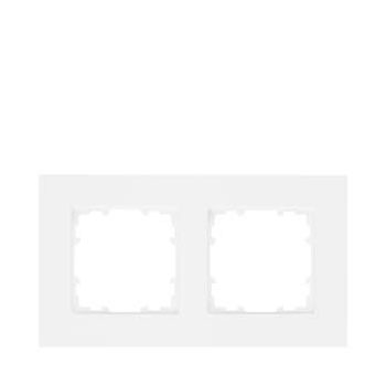   Siemens DELTA miro 5TG11120, 5TG1112-0 2-es titánfehér keret függőleges és vízszintes elhelyezéssel (Siemens 5TG11120 / 5TG1112-0)