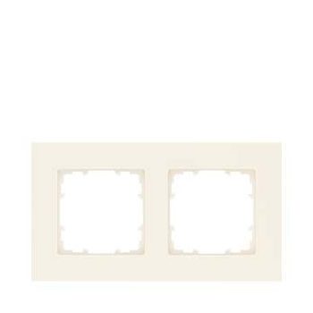   Siemens DELTA miro 5TG11123, 5TG1112-3 2-es elektrofehér keret függőleges és vízszintes elhelyezéssel (Siemens 5TG11123 / 5TG1112-3)