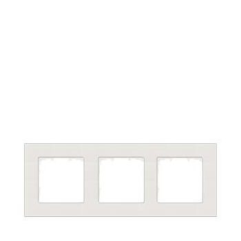   Siemens DELTA miro 5TG11130, 5TG1113-0 3-as titánfehér keret függőleges és vízszintes elhelyezéssel (Siemens 5TG11130 / 5TG1113-0)