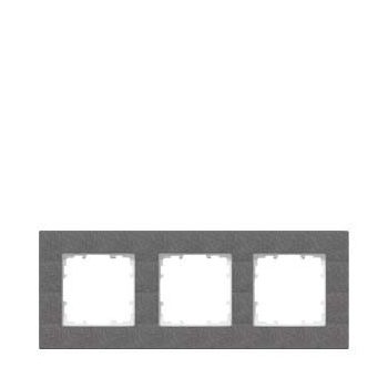   Siemens DELTA miro 5TG11132, 5TG1113-2 3-as antracit keret függőleges és vízszintes elhelyezéssel (Siemens 5TG11132 / 5TG1113-2)