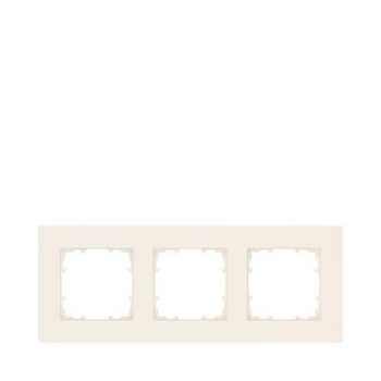   Siemens DELTA miro 5TG11133, 5TG1113-3 3-as elektrofehér keret függőleges és vízszintes elhelyezéssel (Siemens 5TG11133 / 5TG1113-3)