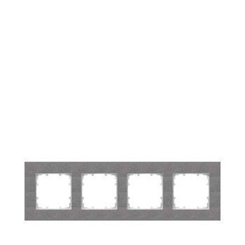   Siemens DELTA miro 5TG11142, 5TG1114-2 4-es antracit keret függőleges és vízszintes elhelyezéssel (Siemens 5TG11142 / 5TG1114-2)