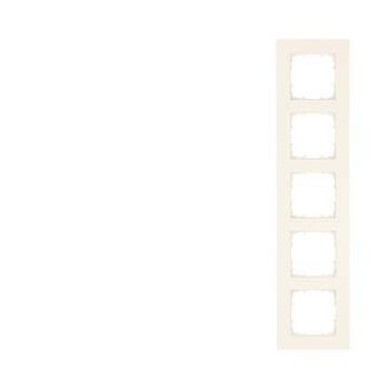   Siemens DELTA miro 5TG11153, 5TG1115-3 5-ös elektrofehér keret függőleges és vízszintes elhelyezéssel (Siemens 5TG11153 / 5TG1115-3)