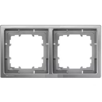   Siemens Delta Style 5TG13221, 5TG1322-1 2-es platina 153x82mm keret függőleges és vízszintes elhelyezéssel ( 5TG13221 / 5TG1322-1)