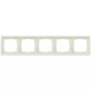   Siemens Delta Style 5TG13251, 5TG1325-1 5-ös platina 366x82mm keret függőleges és vízszintes elhelyezéssel ( 5TG13251 / 5TG1325-1)