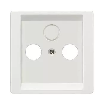   Siemens Delta Style 5TG1338 burkolat TV-SAT betétekhez titánfehér, Delta Style ( 5TG1338)