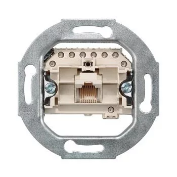   Siemens Delta 5TG2417 telefoncsatlakozó 1xRJ11 burkolat és keret nélkül, Delta ( 5TG2417)