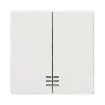   Siemens Delta i-system 5TG6204 2-es billentyű világítóablakkal titánfehér, Delta i-system ( 5TG6204)