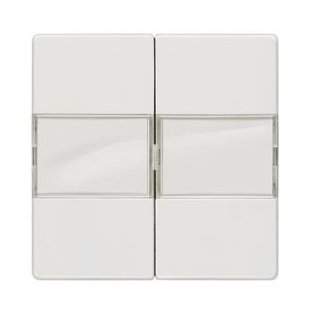   Siemens Delta i-system 5TG6212 2-es billentyű cimketartóval titánfehér, Delta i-system ( 5TG6212)