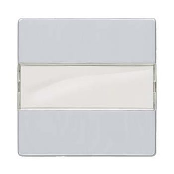   Siemens Delta i-system 5TG6250 1-es billentyű cimketartóval alumínium, Delta i-system ( 5TG6250)