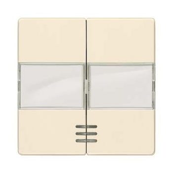   Siemens Delta i-system 5TG6283 2-es billentyű világítóablakkal és cimketartóval elektrofehér, Delta i-system ( 5TG6283)