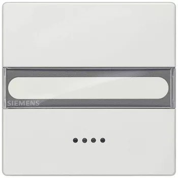   Siemens Delta Style 5TG71551 1-es billentyű világítóablakkal és cimketartóval platina, Delta Style ( 5TG71551, 5TG7155-1)