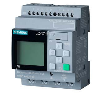 Siemens 6ED1052-1FB08-0BA0 LOGO! 230RCE,logic module, display PS/I/O: 115V/230V/relay, 8 DI/4 DO (Siemens 6ED10521FB080BA0)