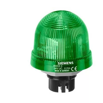   Siemens 8WD53001AC BUILT-IN LUMINAIRE STEADY BURNING LIGHT, 12 - 230V UC, GREEN
