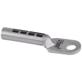   Tracon AS16-6 szigeteletlen alumínium szemessaru, 16mm2, M6, (d1=5,5mm, d2=6,4mm)