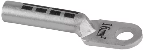 Tracon AS16-8 szigeteletlen alumínium szemessaru, 16mm2, M8, (d1=5,5mm, d2=8,4mm)