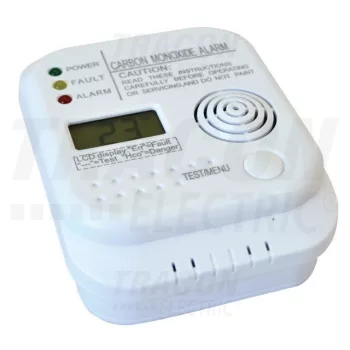   Tracon CO201A szén-monoxid vészjelző készülék LCD kijelzővel Tracon ( CO201A )