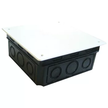   Tracon D100X100 négyzet alakú süllyesztett téglafalhoz kötődoboz 100x100x51,5 fedéllel