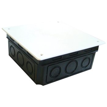   Tracon D80X80 négyzet alakú süllyesztett téglafalhoz kötődoboz 76x76x51,5 fedéllel