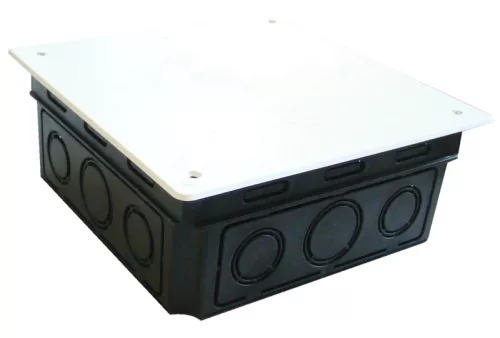 Tracon D80X80 négyzet alakú süllyesztett téglafalhoz kötődoboz 76x76x51,5 fedéllel