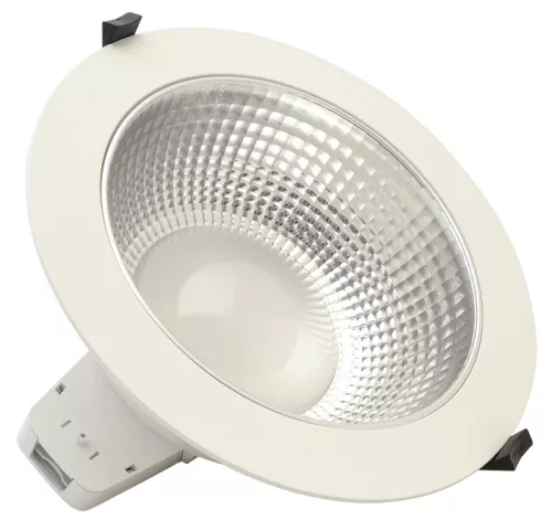 Tracon, DLTRIO25W, LED mélysugárzó IP54-es, vízálló, változtatható színhőmérséklettel 25 W teljesítménnyel, 3000/4000/5700 K, 2280/2650/1450 lm fényerővel, D=228 mm (Tracon DLTRIO25W)