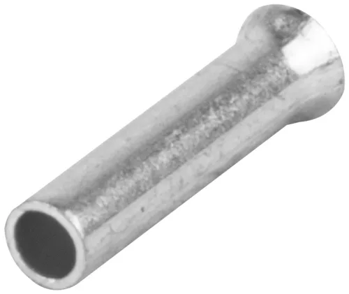 Tracon E01NR6 szigeteletlen érvéghüvely 0,5 mm² L=6 mm ónozott elektrolitréz