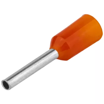 Tracon E020 szigetelt érvéghüvely ónozott narancs 0,5 mm² L=14 mm