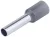Tracon, E119, érvéghüvely szigetelt, 4 mm2, szürke ( teljes hossz: 16,5 mm ) Tracon ( E119 )