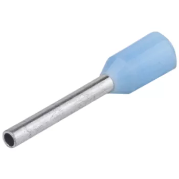 Tracon E135 szigetelt érvéghüvely ónozott világoskék 0,25 mm² L=12,8 mm