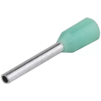 Tracon E137 szigetelt érvéghüvely ónozott türkiz 0,34 mm² L=12,8 mm