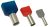Tracon, E13I, ikerérvéghüvely szigetelt, 2x1,5 mm2, fekete ( teljes hossz: 20 mm ) Tracon ( E13I )