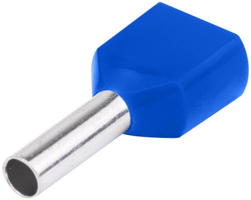 Tracon, E26I, ikerérvéghüvely szigetelt, 2x16 mm2, kék ( teljes hossz: 32 mm ) Tracon ( E26I )