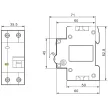 Tracon EVOK2C1003 kombinált védőkapcsoló FI-LS AC 2P C 10A 30mA