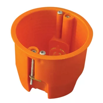   Tracon GD60 süllyesztett gipszkartonfalhoz szerelvénydoboz mély 65x60, nem sorolható, fedel nélkül, narancssárga