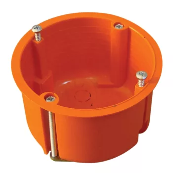   Tracon GD6021 süllyesztett gipszkartonfalhoz szerelvénydoboz 65x45, nem sorolható, fedel nélkül, narancssárga