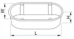 Tracon GD71D gipszkarton doboz, 140×65×45 mm