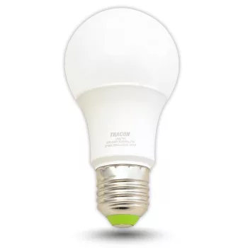   Tracon, LA607W, LED-es fényforrás, ( normál gömb alakú) 7W-os teljesítményű, E27 foglalattal, 2700K-es színhőmérsékletü, SMD LED ( 500 lm ) Tracon ( LA607W )