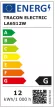 Tracon, LA6512W, LED-es fényforrás, ( normál gömb alakú) 12W-os teljesítményű, E27 foglalattal, 2700K-es színhőmérsékletü, SMD LED ( 960 lm ) Tracon ( LA6512W )