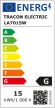 Tracon, LA7015W, LED-es fényforrás, ( normál gömb alakú) 15W-os teljesítményű, E27 foglalattal, 2700K-es színhőmérsékletü, SMD LED ( 1200 lm ) Tracon ( LA7015W )
