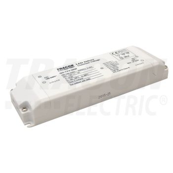   Tracon, LED-CV-30W, LED meghajtó, állandó feszültségű, 30W teljesítménnyel, 220-240 V AC/12 V DC, IP20, 3A (Tracon LED-CV-30W)